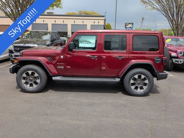Certified 2022 Jeep Wrangler Unlimited Sahara w/ LED Lighting Group AWD/4WD image 6
