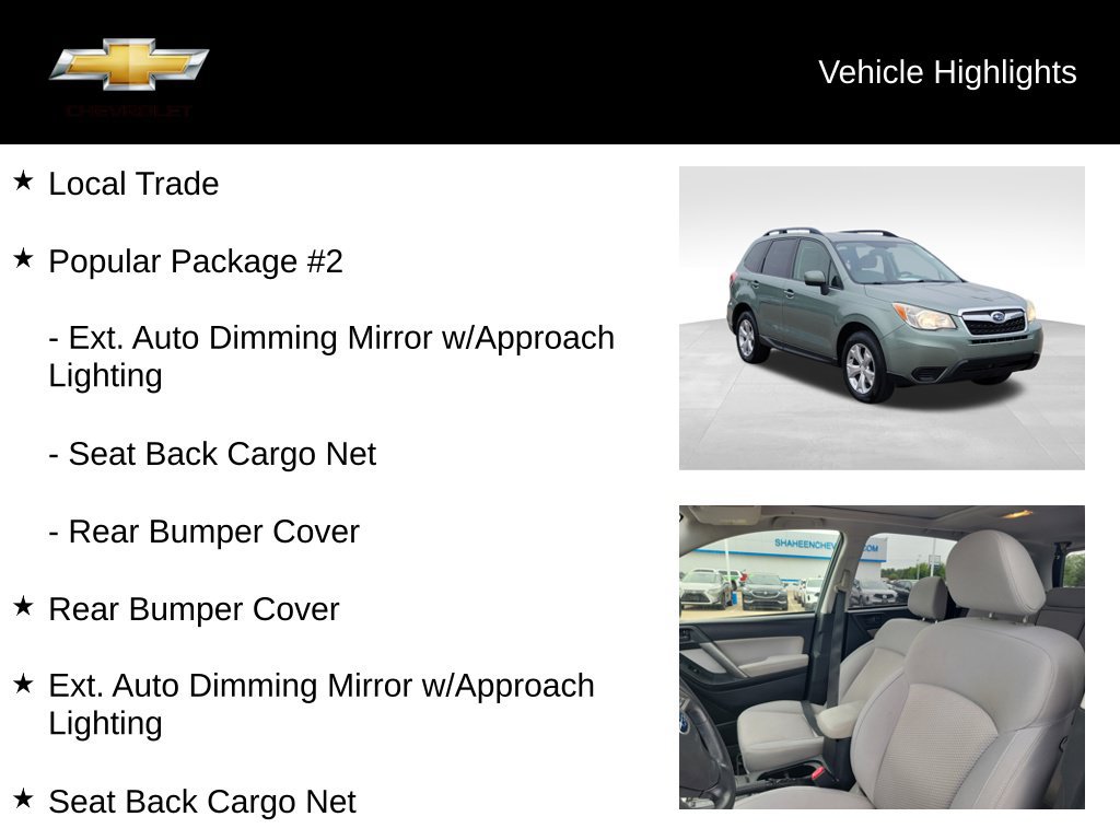 Used 2014 Subaru Forester 2.5i Premium w/ Popular Package #2 AWD/4WD image 17