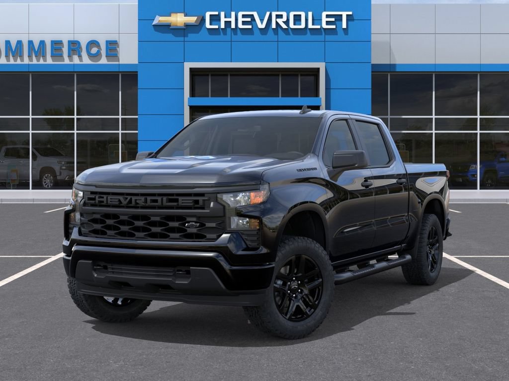 New 2026 Chevrolet Silverado 1500 Custom w/ Turbomax Blackout Package RWD image 6