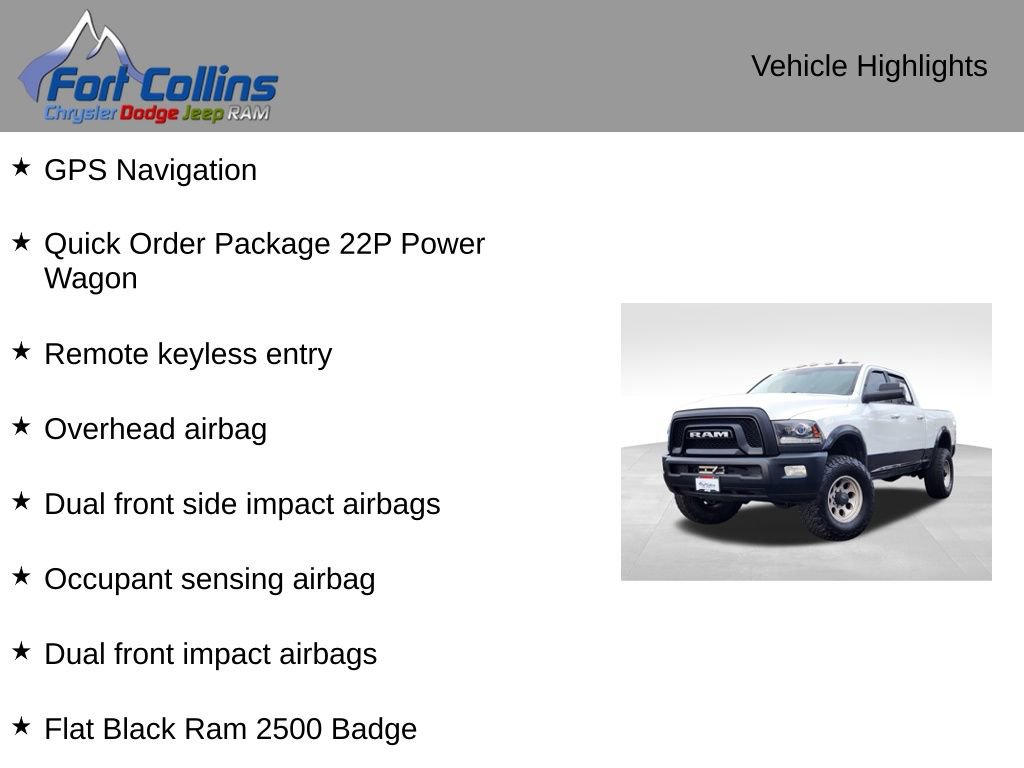 Used 2017 RAM 2500 Power Wagon AWD/4WD image 4