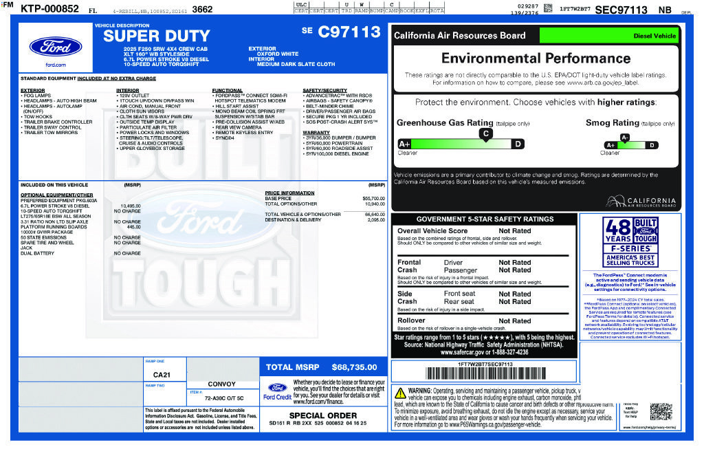 Used 2025 Ford F250 XLT AWD/4WD image 9