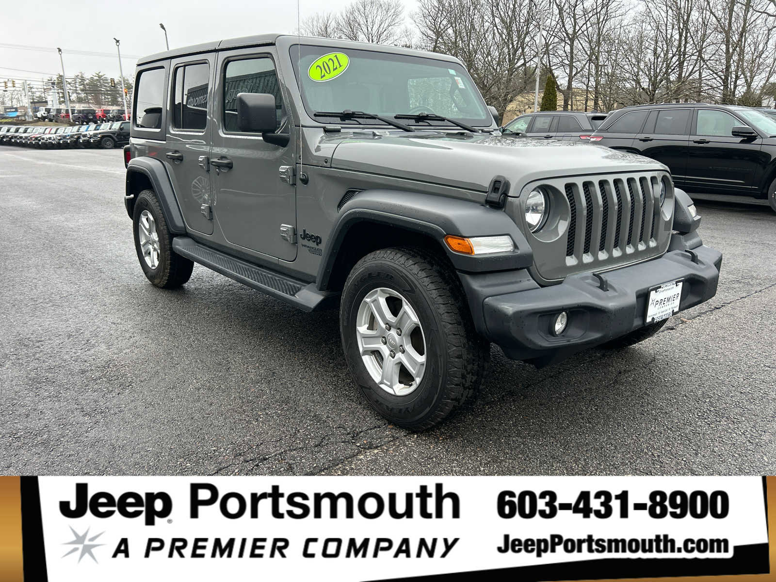 Used 2021 Jeep Wrangler Unlimited Sport image 1