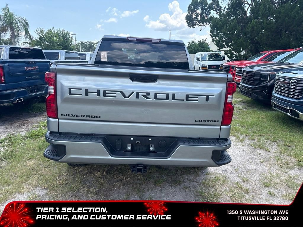 Used 2024 Chevrolet Silverado 1500 Custom w/ LPO, Dark Essentials Package AWD/4WD image 3