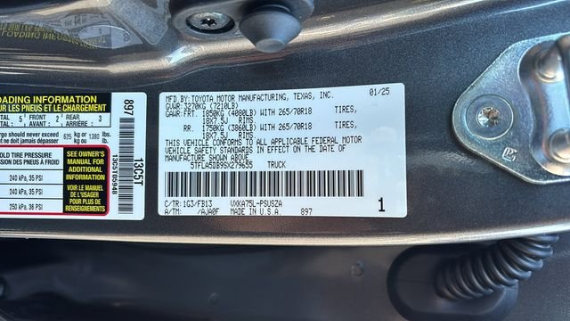 New 2025 Toyota Tundra SR5 w/ TRD Performance Package (TMS) image 44
