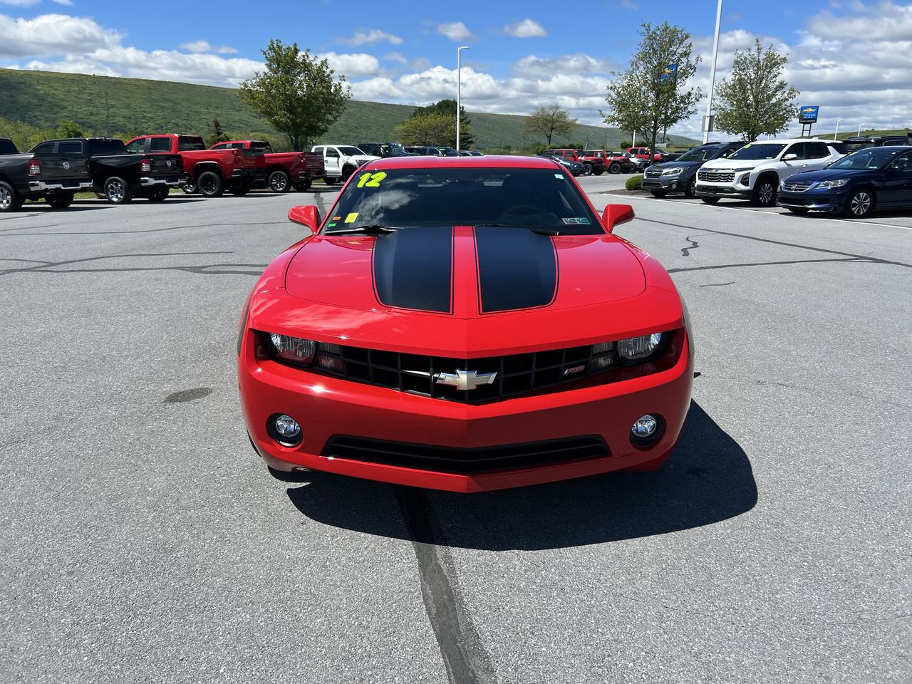 Used 2012 Chevrolet Camaro LS w/ Black Hockey Stripe Package RWD image 2