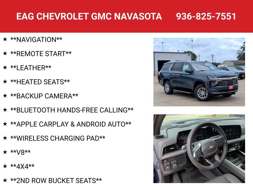 New 2026 Chevrolet Tahoe LT w/ Comfort Package AWD/4WD image 4
