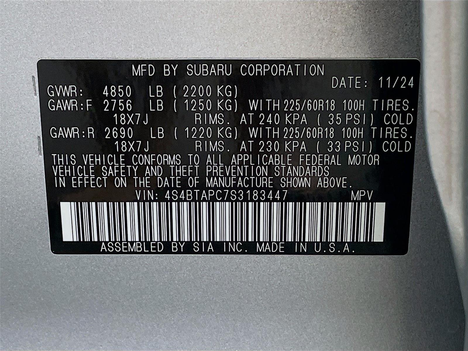Used 2025 Subaru Outback Touring AWD/4WD image 37