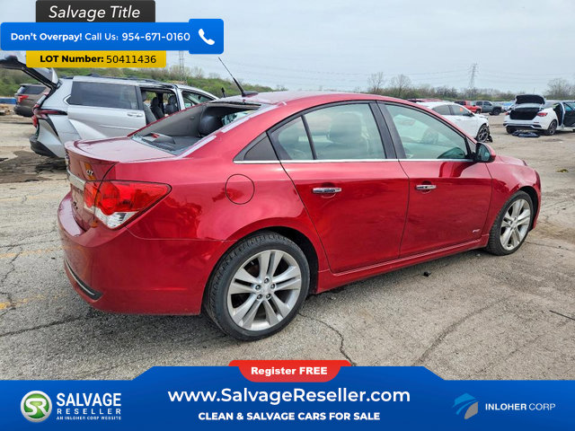 Used 2013 Chevrolet Cruze LTZ w/ RS Package FWD image 4