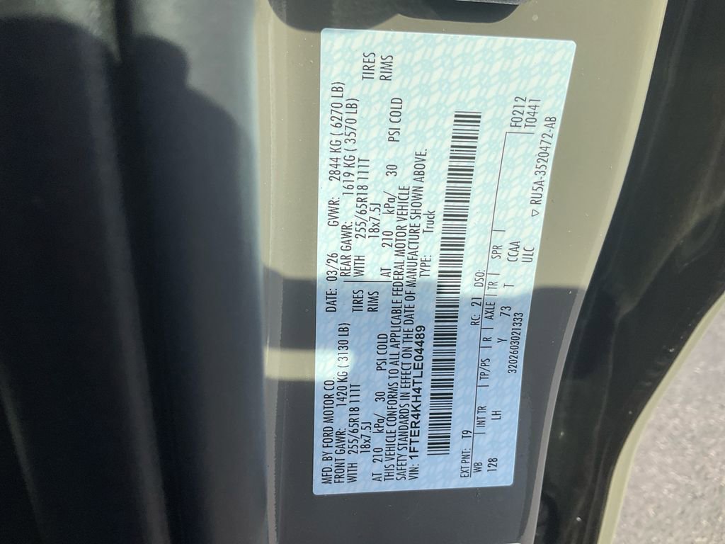 New 2026 Ford Ranger Lariat w/ FX4 Off-Road Package image 18