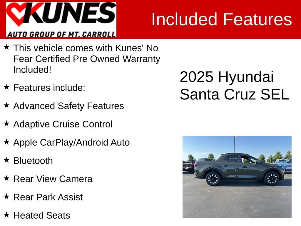 Used 2025 Hyundai Santa Cruz SEL image 3