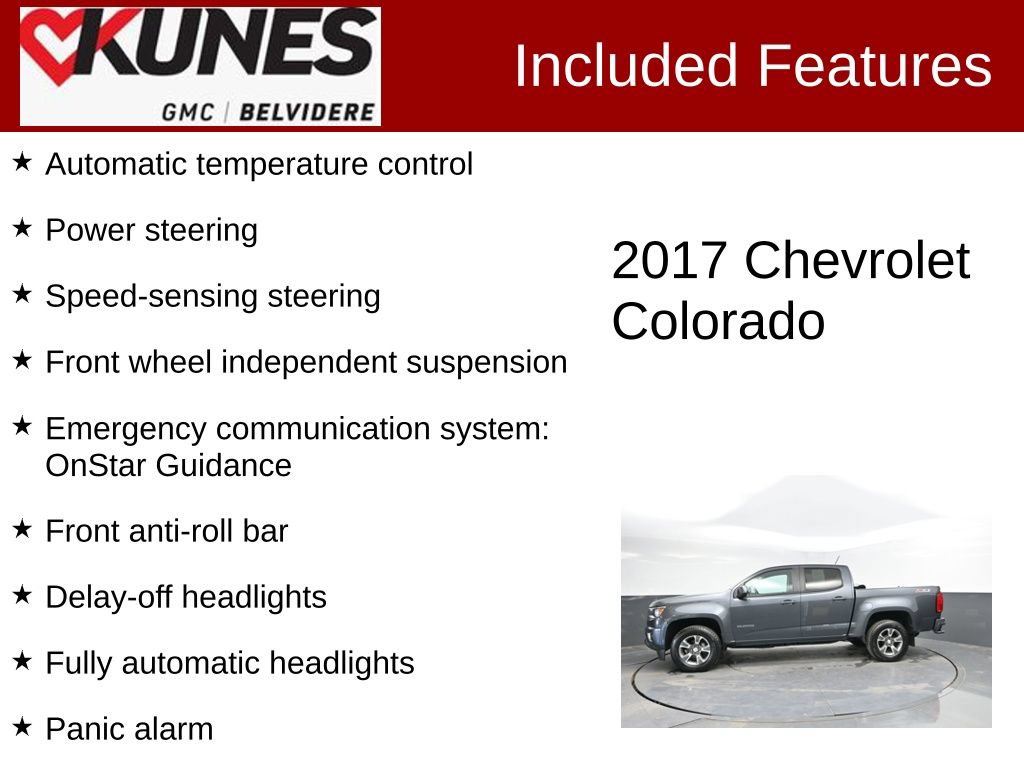 Used 2017 Chevrolet Colorado Z71 AWD/4WD image 3