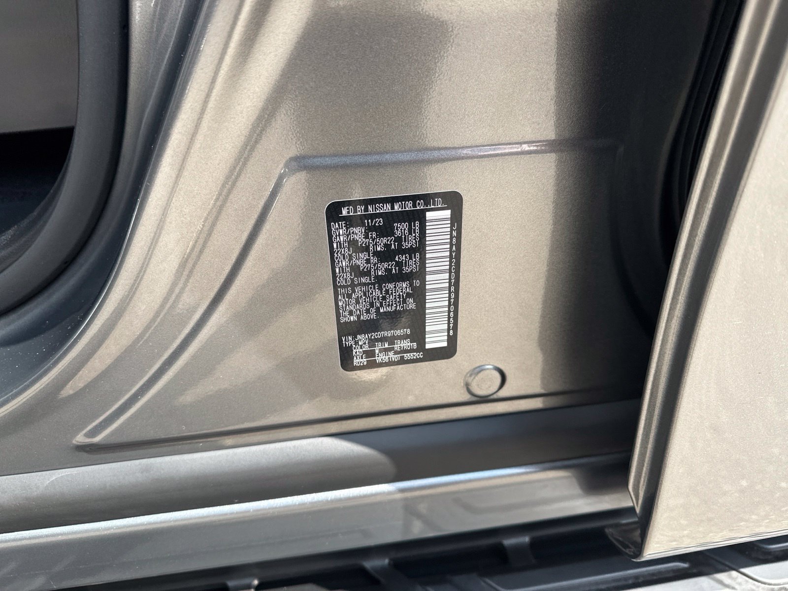 Used 2024 Nissan Armada Platinum w/ Cargo Package AWD/4WD image 19