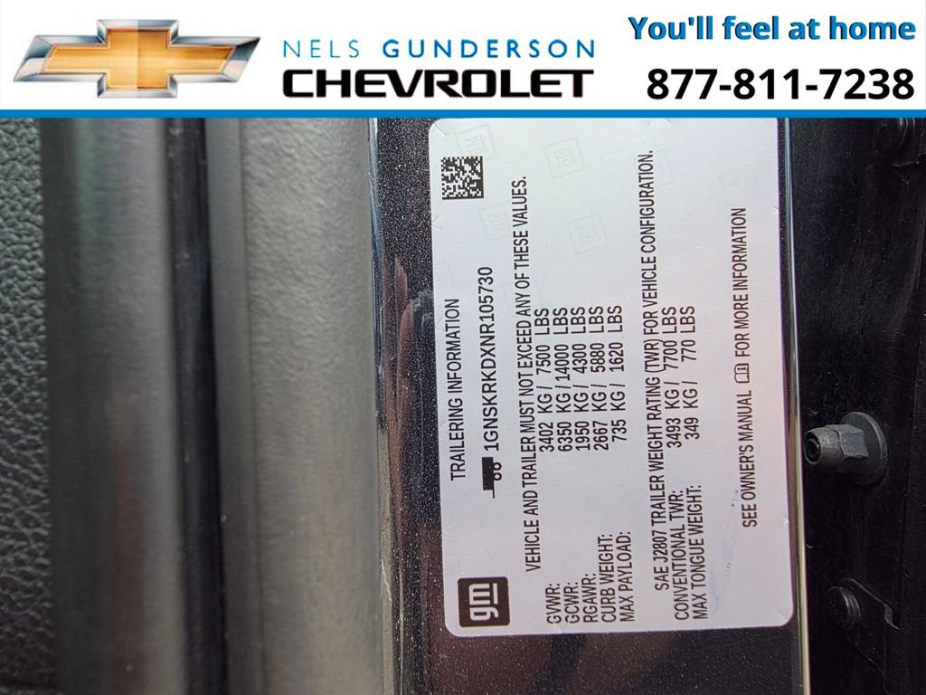 Used 2022 Chevrolet Tahoe RST w/ Luxury Package image 39