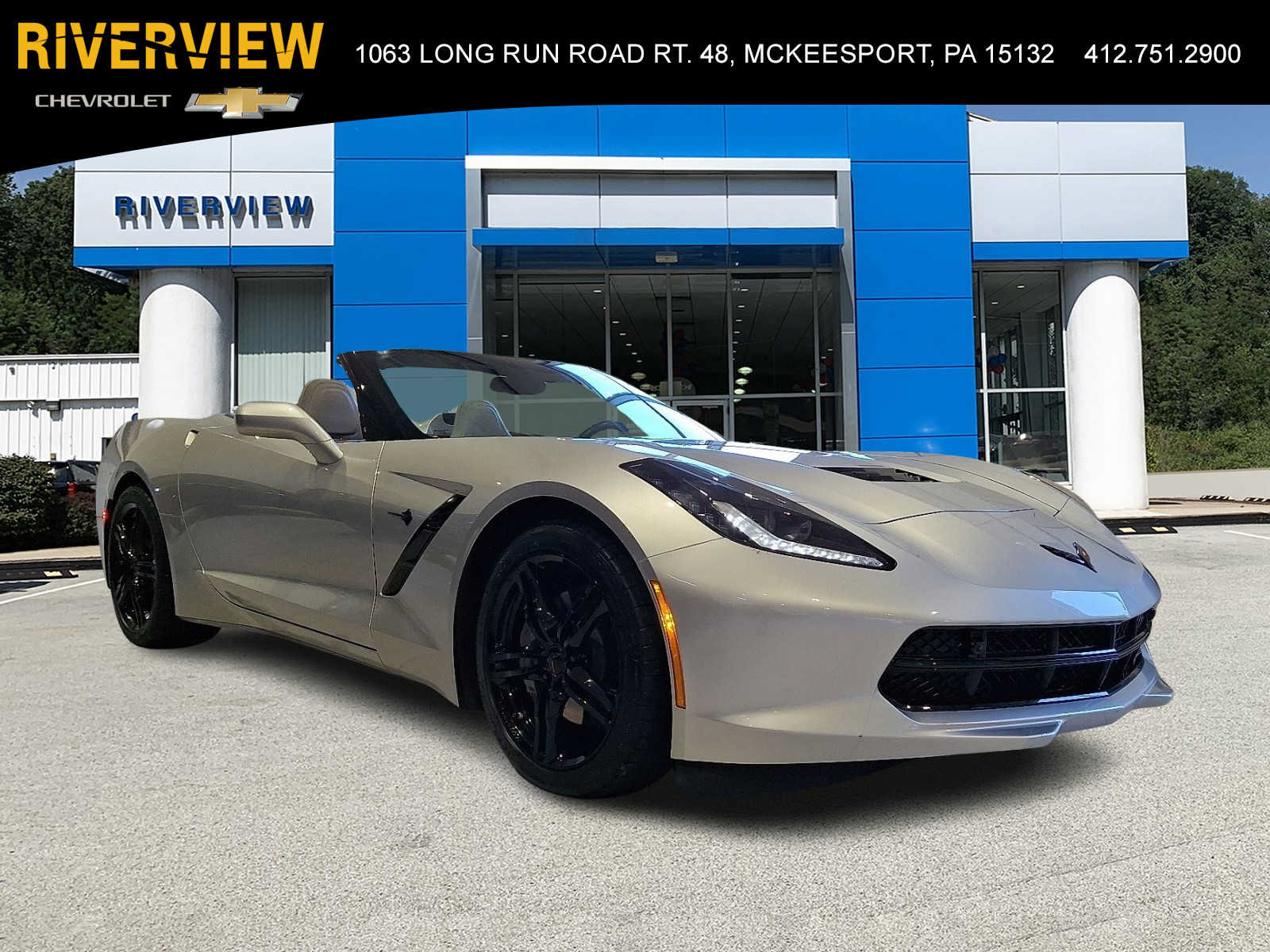 Used 2017 Chevrolet Corvette Stingray Convertible w/ 2LT Preferred Equipment Group RWD image 1