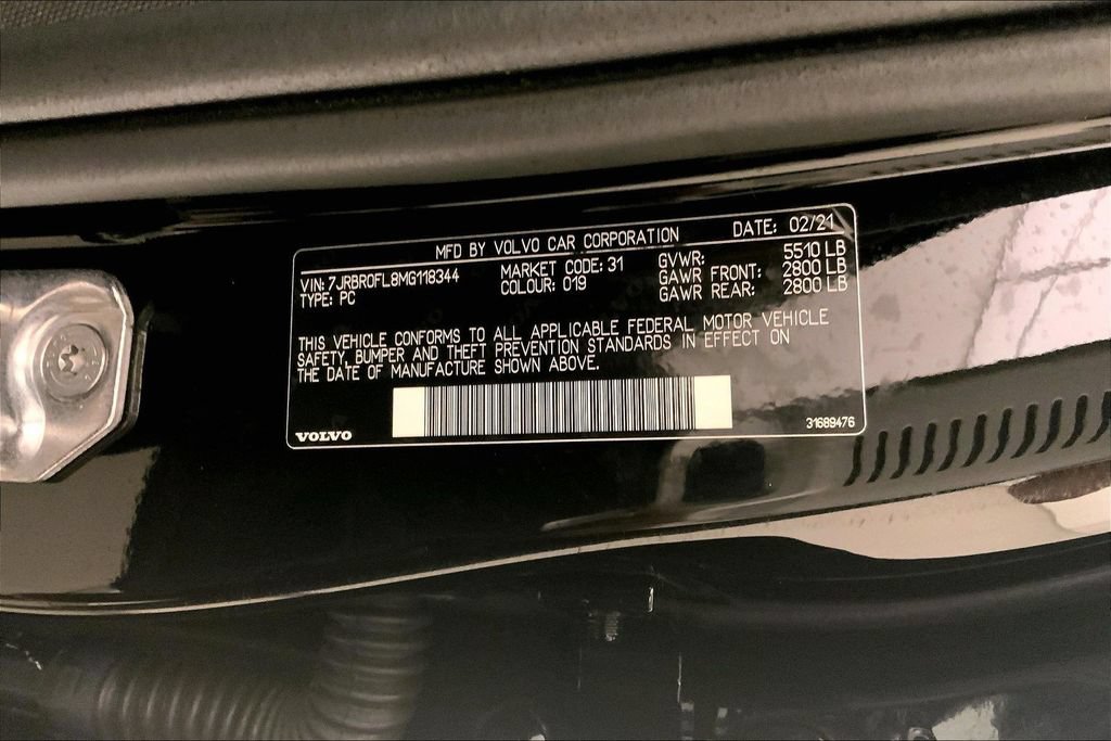 Used 2021 Volvo S60 T8 Inscription w/ Climate Package AWD/4WD image 32