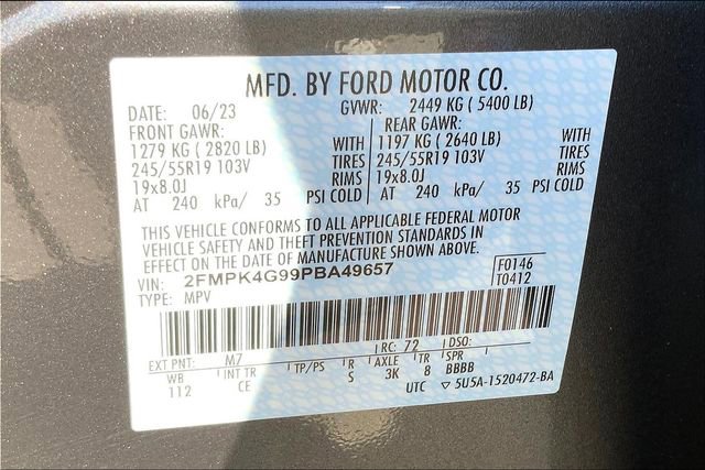 New 2023 Ford Edge SE w/ Black Appearance Package image 13