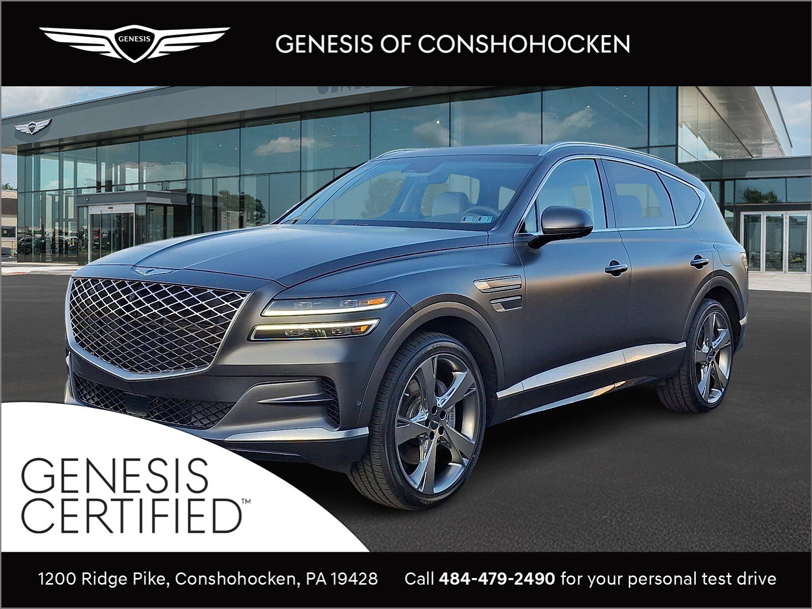 Used 2023 Genesis GV80 3.5T w/ Prestige Matte Package AWD/4WD image 1