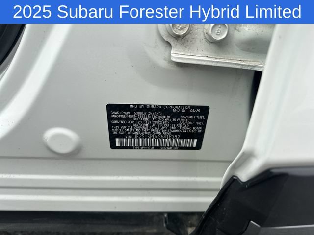 Certified 2025 Subaru Forester Limited AWD/4WD image 31