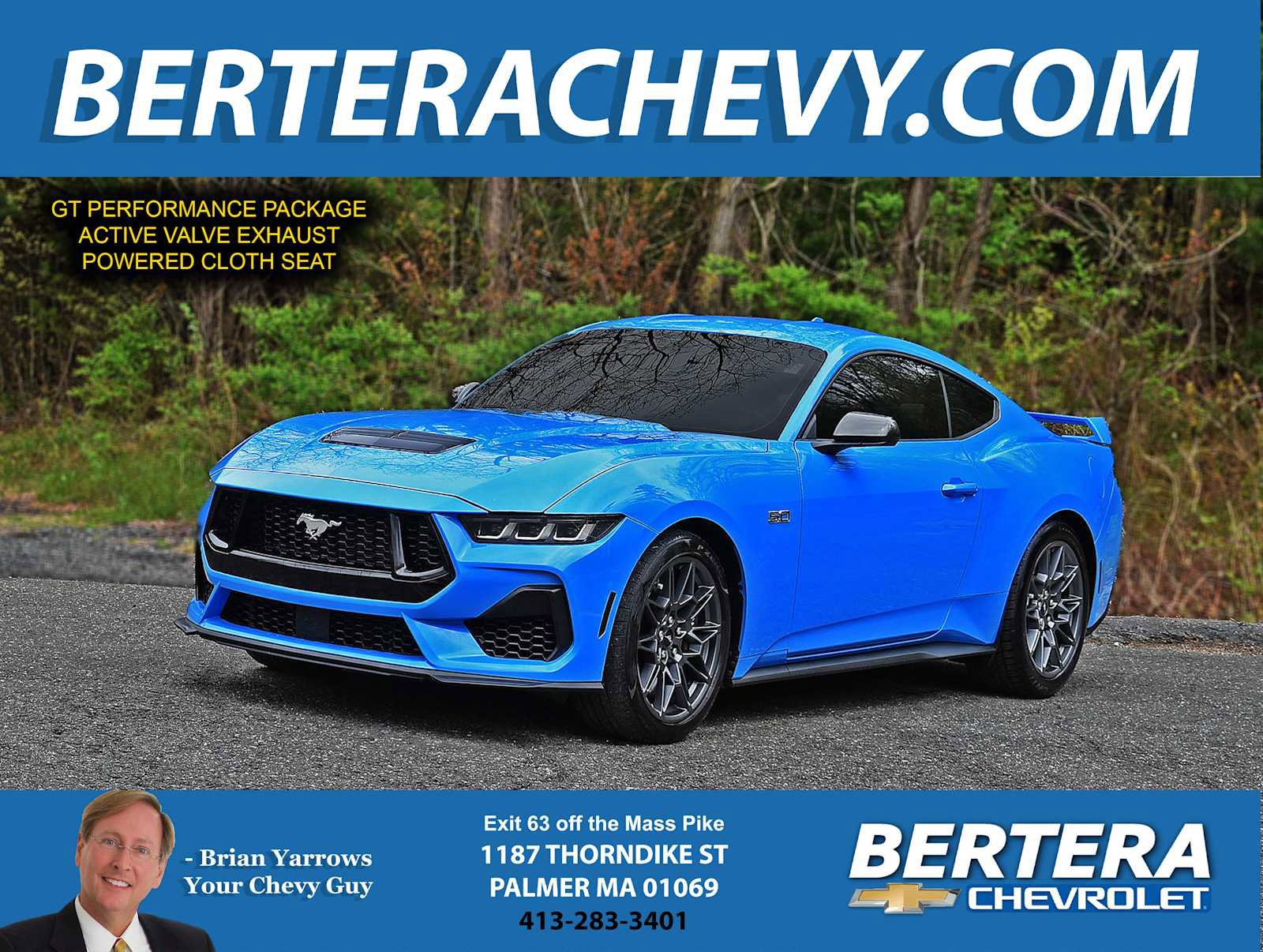 Used 2024 Ford Mustang GT w/ GT Performance Package RWD image 1