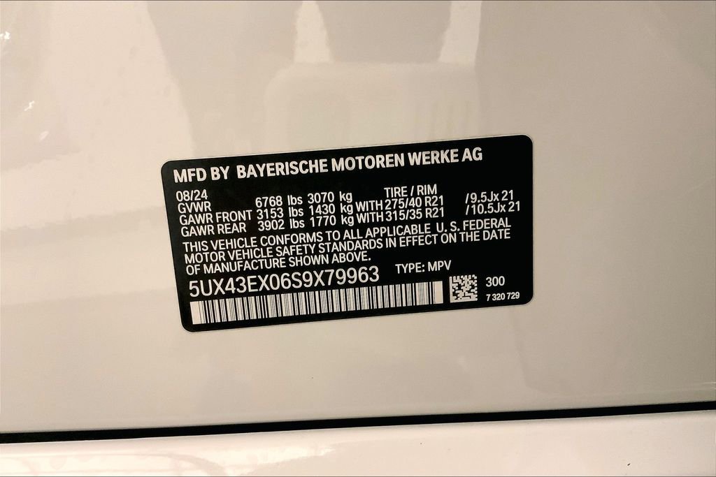 Certified 2025 BMW X6 M60i AWD/4WD image 32