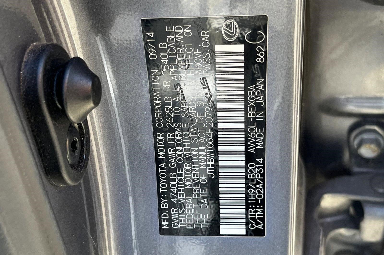 Used 2015 Lexus ES 300h w/ Navigation System Package FWD image 10