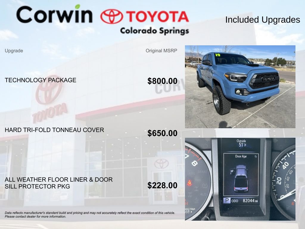 Used 2019 Toyota Tacoma TRD Sport w/ Technology Package image 4