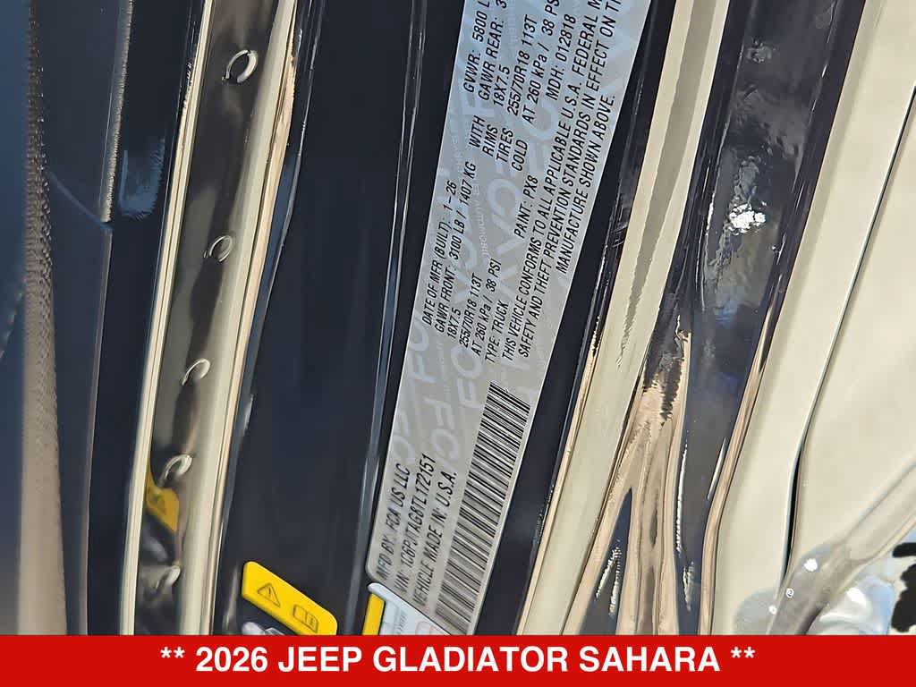 New 2026 Jeep Gladiator Sport AWD/4WD image 36