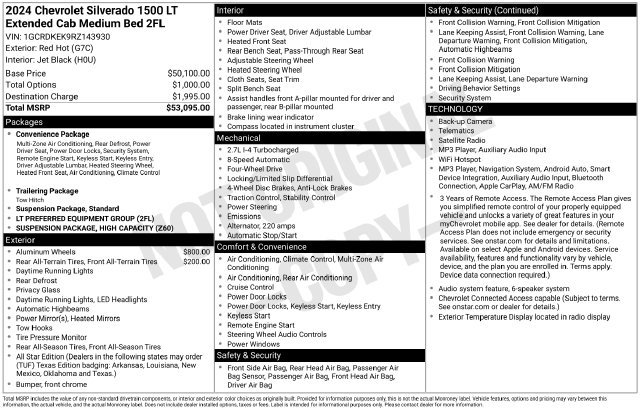 Used 2024 Chevrolet Silverado 1500 LT AWD/4WD image 33