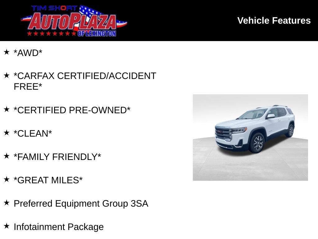 Used 2023 GMC Acadia SLE w/ Driver Convenience Package image 7