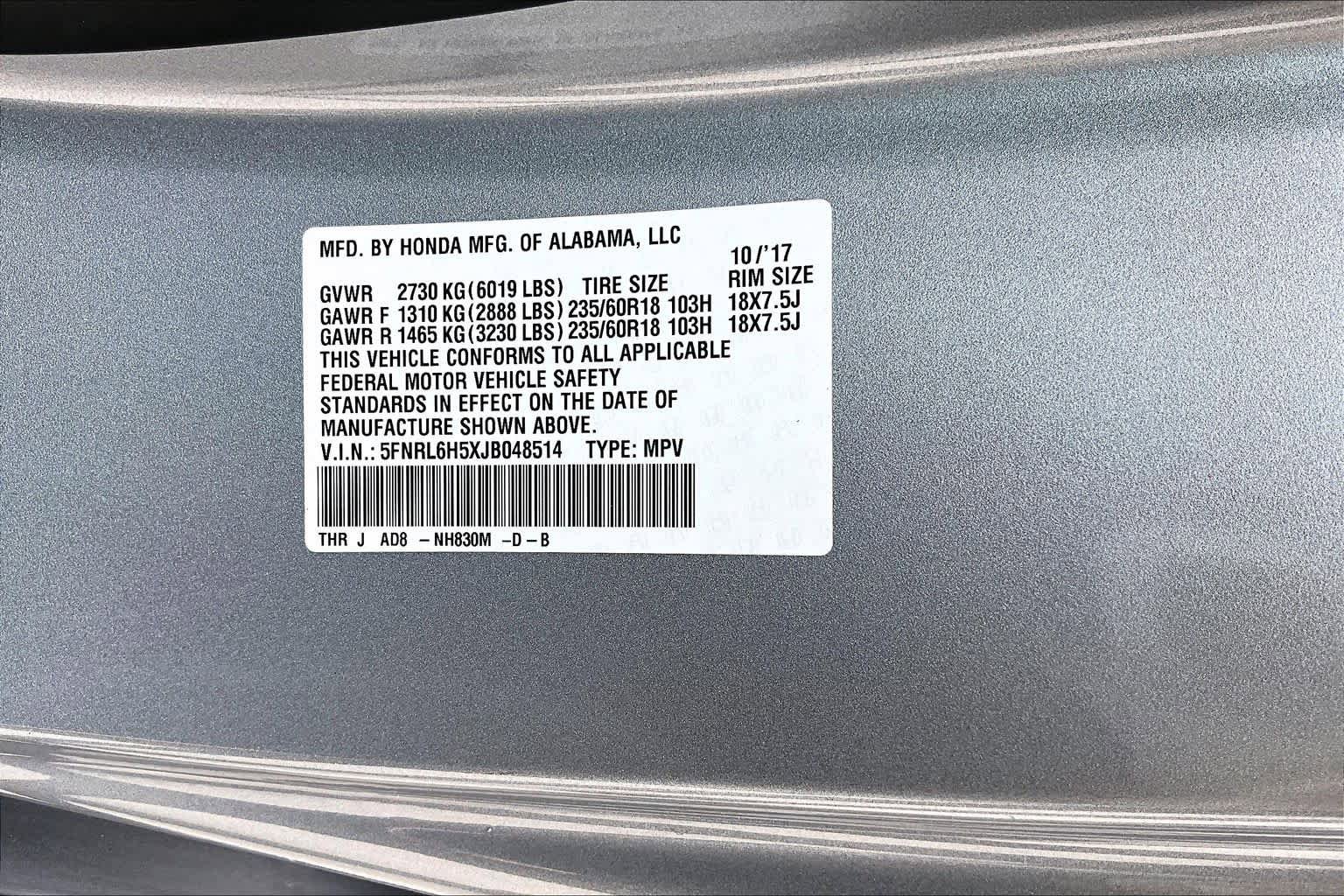 Used 2018 Honda Odyssey EX image 32