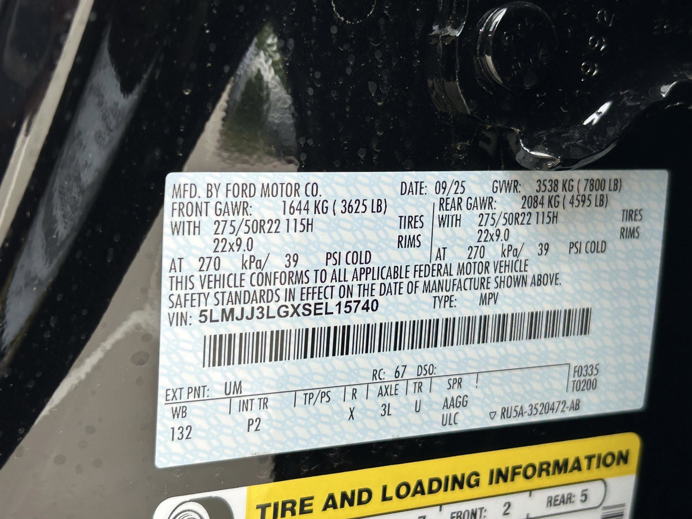 New 2025 Lincoln Navigator L Reserve w/ Jet Appearance Package image 29