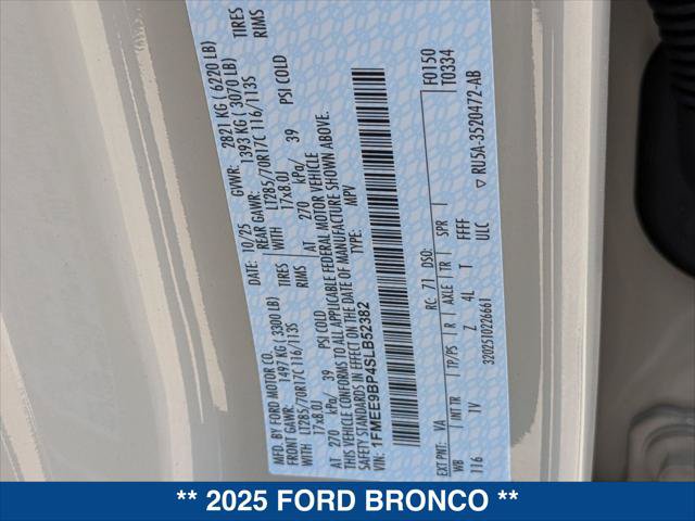 New 2025 Ford Bronco Badlands AWD/4WD image 21