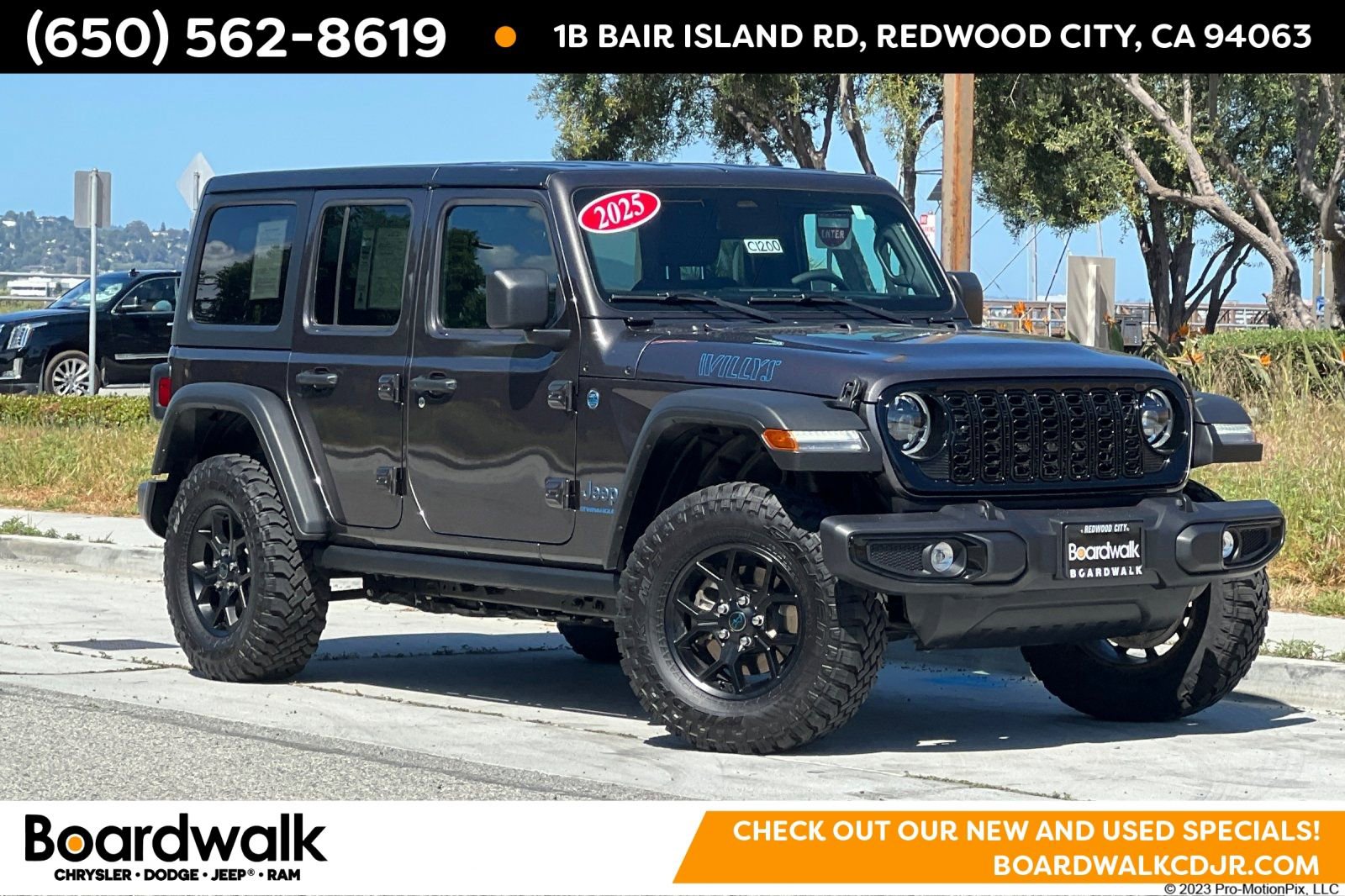 Used 2025 Jeep Wrangler Unlimited Sport S 4xe AWD/4WD image 1