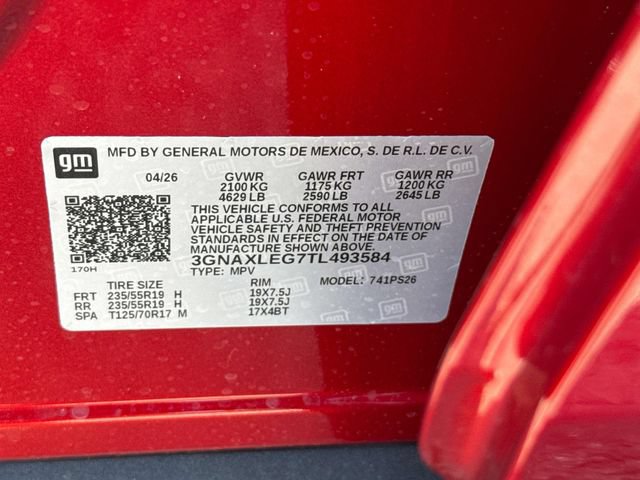 New 2026 Chevrolet Equinox RS FWD image 18