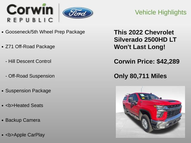 Used 2022 Chevrolet Silverado 2500 LT w/ Convenience Package image 6