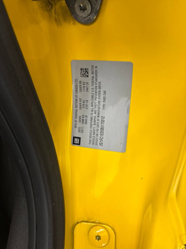 Used 2011 Chevrolet Camaro LT w/ Black Stripe Package RWD image 11