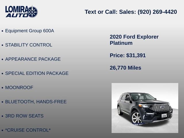 Used 2020 Ford Explorer Platinum AWD/4WD image 8