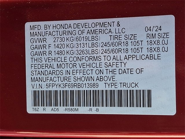 Used 2024 Honda Ridgeline TrailSport image 31