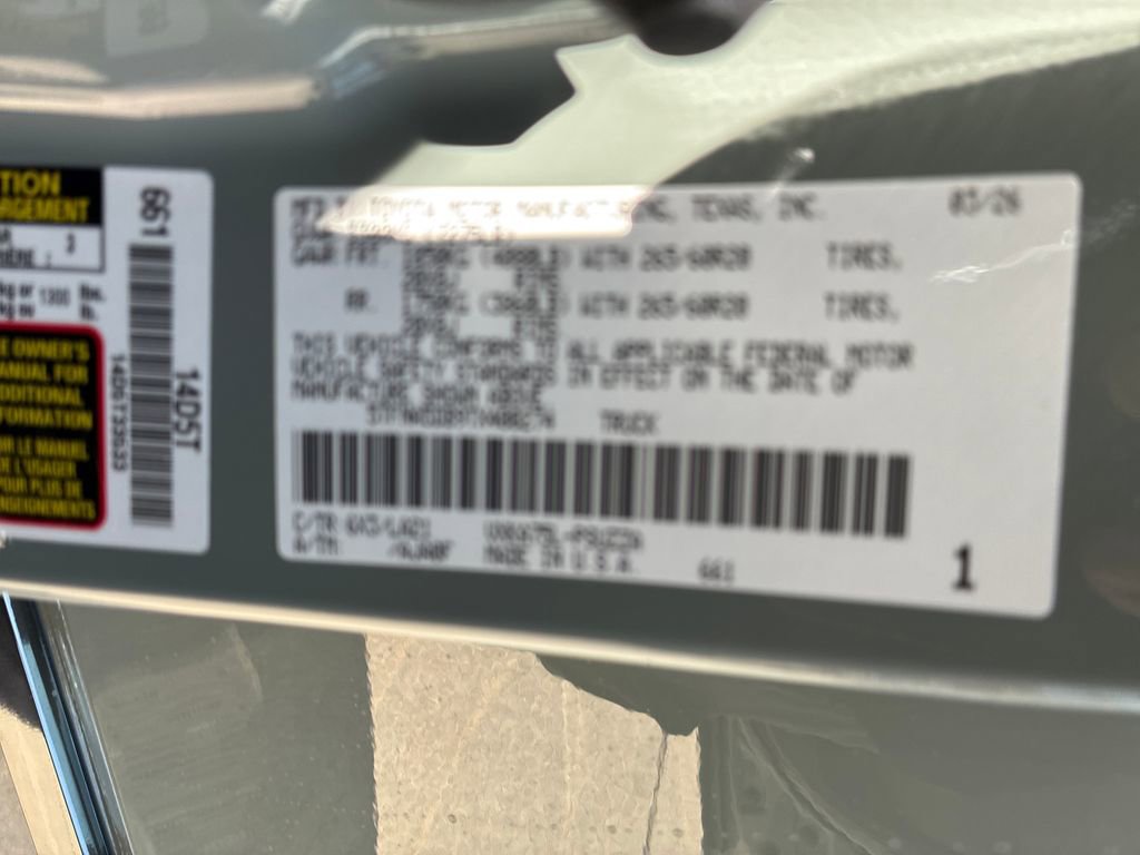 New 2026 Toyota Tundra Platinum image 58