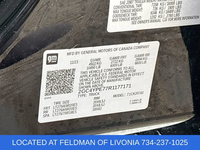 Certified 2024 Chevrolet Silverado 2500 LTZ w/ LTZ Plus Package AWD/4WD image 35