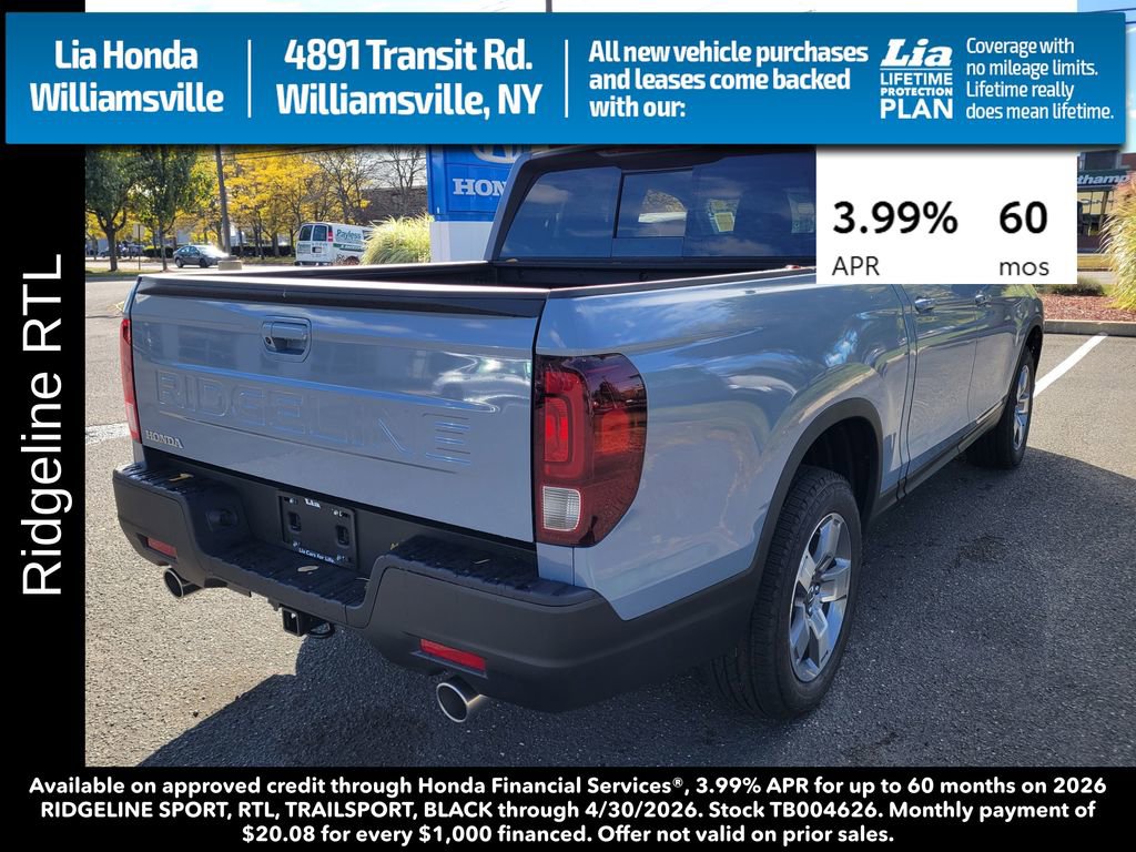 New 2026 Honda Ridgeline RTL image 3