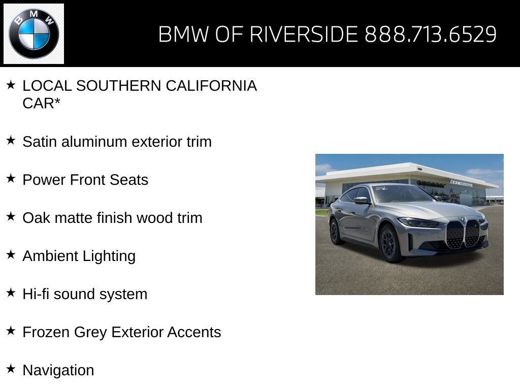 Certified 2024 BMW i4 eDrive40 w/ Convenience Package RWD image 15