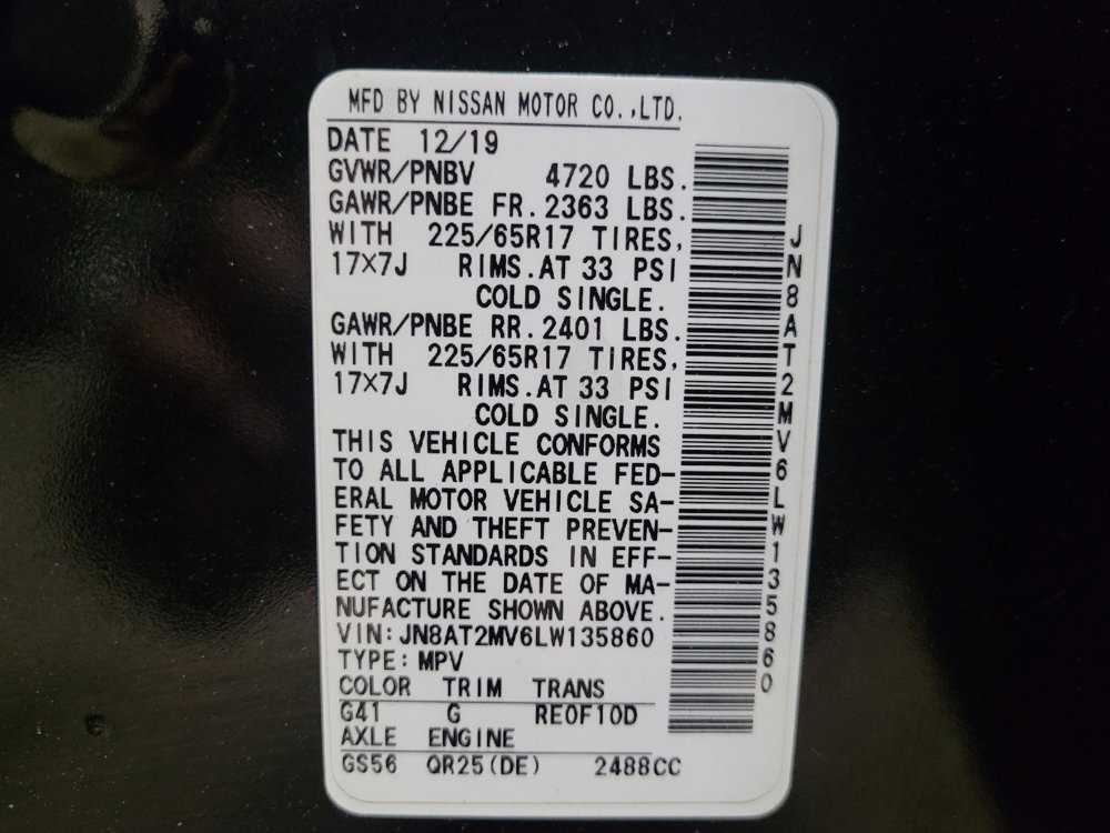 Used 2020 Nissan Rogue SV AWD/4WD image 33