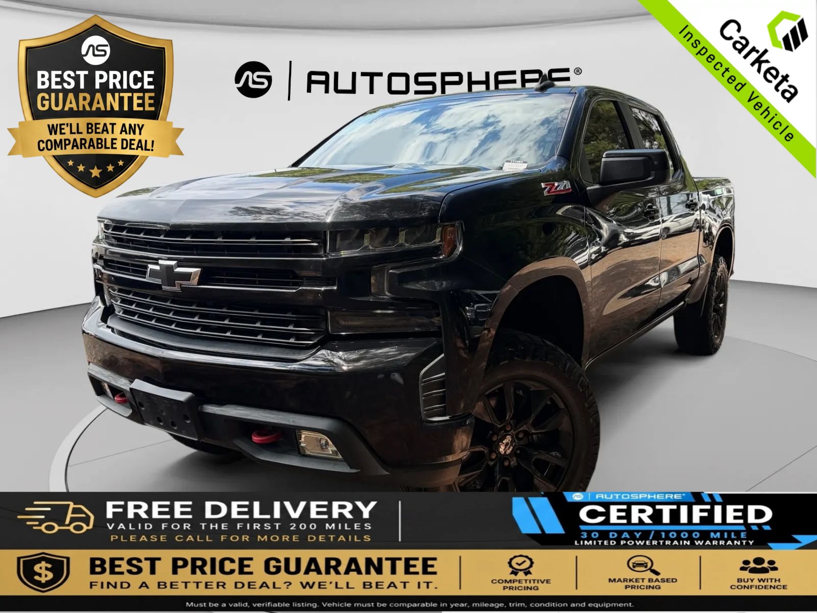 Used 2019 Chevrolet Silverado 1500 LT Trail Boss AWD/4WD image 1