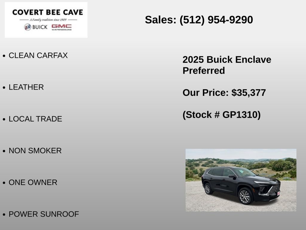 Used 2025 Buick Enclave Preferred FWD image 6