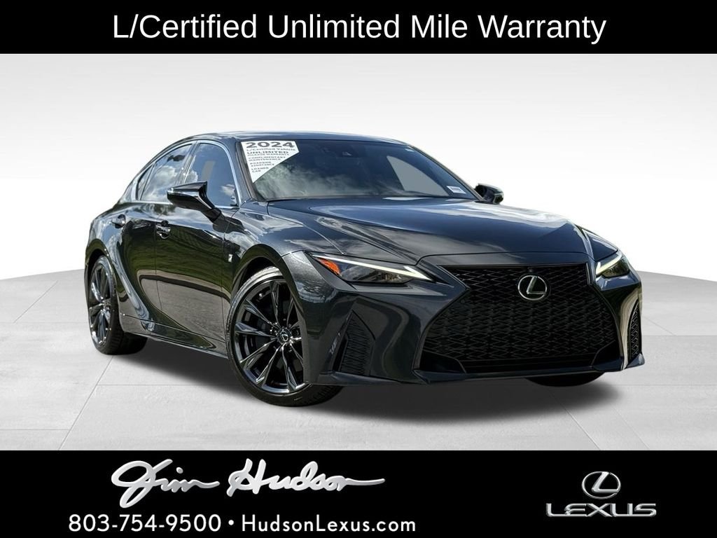 Certified 2024 Lexus IS 350 F Sport w/ Navigation Package RWD image 1