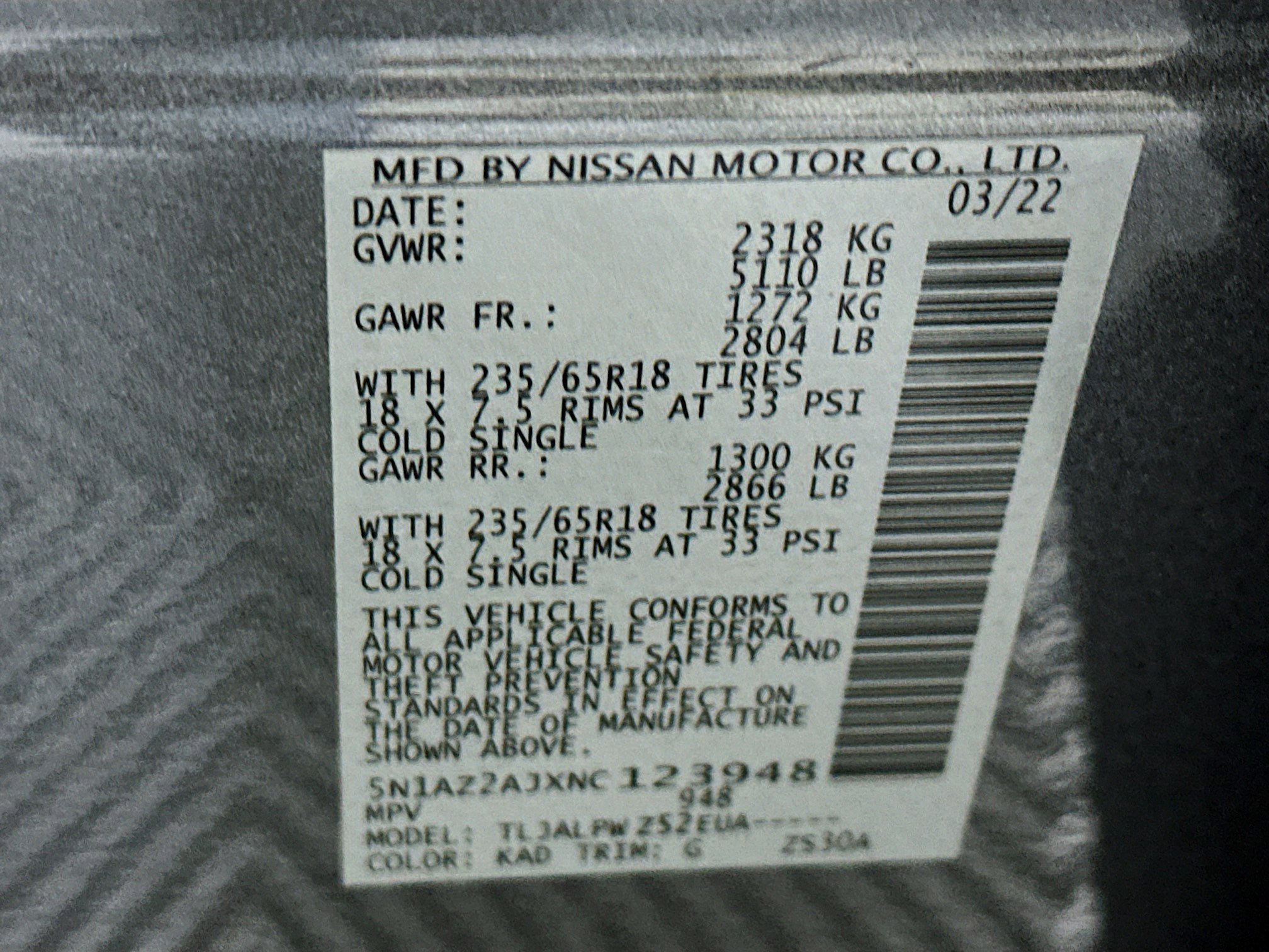 Used 2022 Nissan Murano S image 12