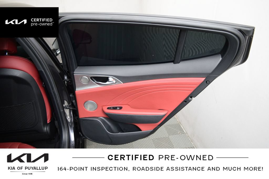 Certified 2022 Kia Stinger GT2 w/ Red Interior Color Package RWD image 14