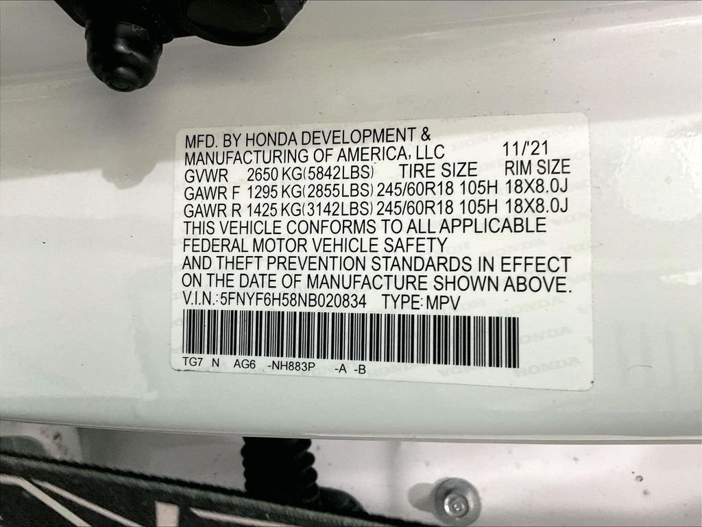 Certified 2022 Honda Pilot EX-L image 37