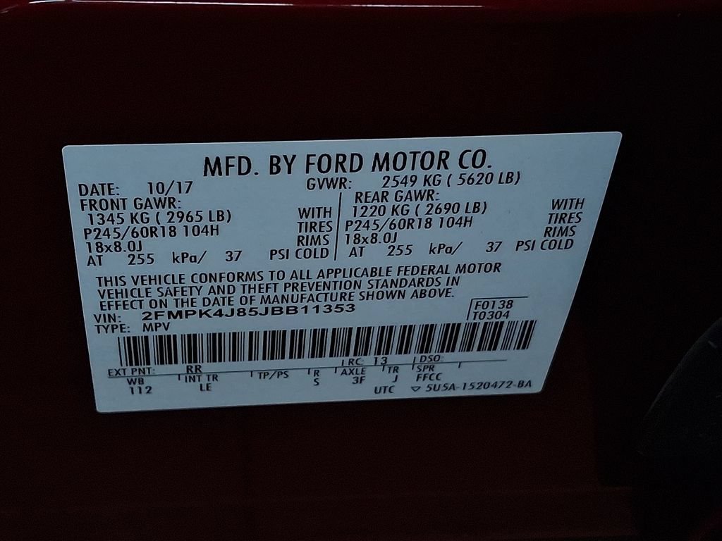 Used 2018 Ford Edge SEL w/ Equipment Group 201A AWD/4WD image 26